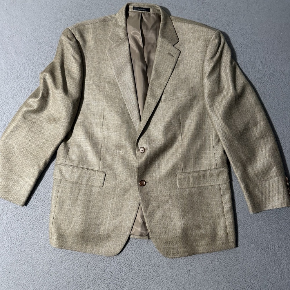 Vintage Ralph Lauren Regular Silk Wool Blend Sports Coat Blazer Size 44S Casual